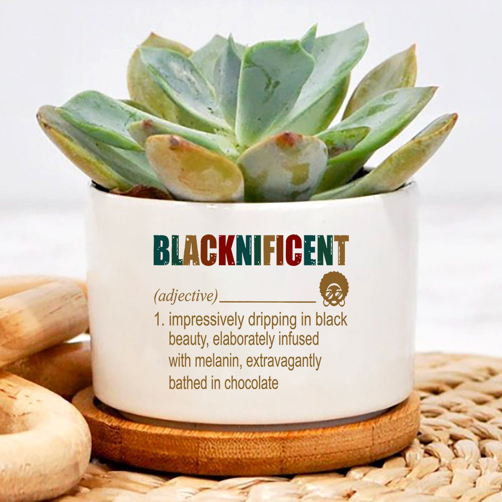 Blacknificent Black Beauty Chocolate Plant Pot