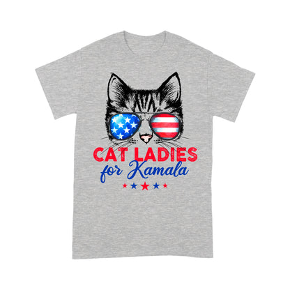 Cat Ladies for Kamala, Kamala Harris 2024 President T-Shirt