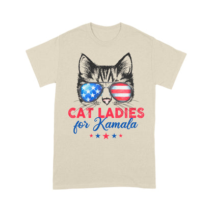 Cat Ladies for Kamala, Kamala Harris 2024 President T-Shirt