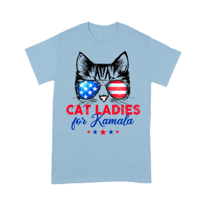 Cat Ladies for Kamala, Kamala Harris 2024 President T-Shirt