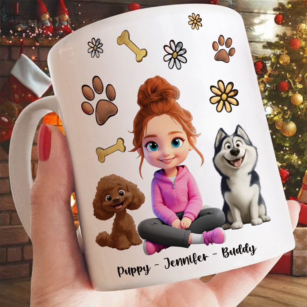 Custom Best Dog Mom Ever Mug - Personalized Gifts For Dog Lovers Mug