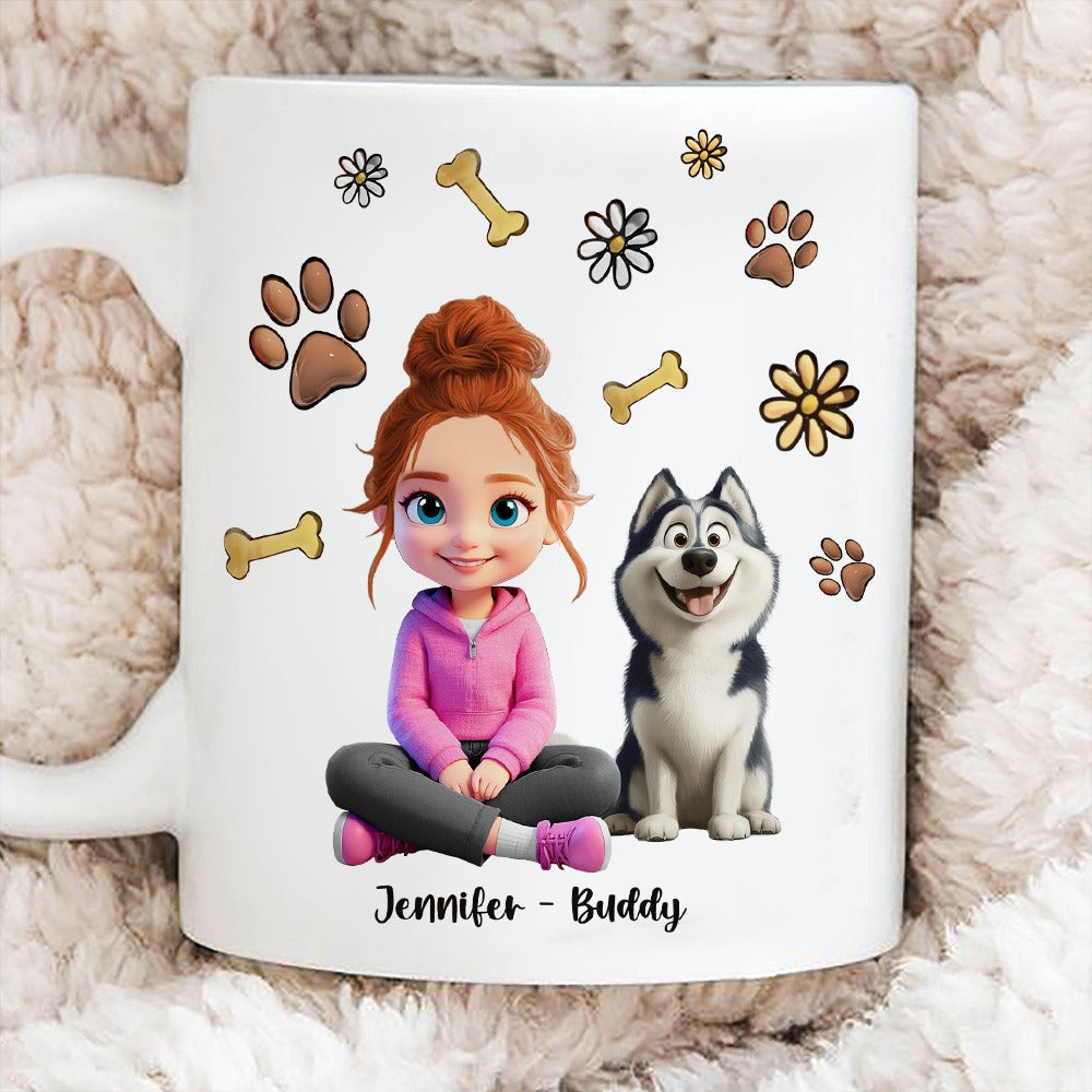 Custom Best Dog Mom Ever Mug - Personalized Gifts For Dog Lovers Mug