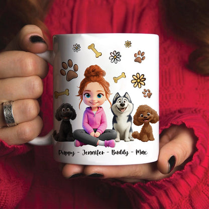 Custom Best Dog Mom Ever Mug - Personalized Gifts For Dog Lovers Mug