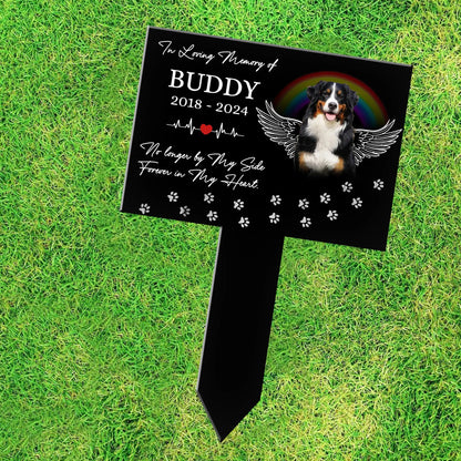 Custom Dog Cat Memorial, In loving Memory Of Pet-Personalized Pet Photo Memorial Acrylic Garden Stake