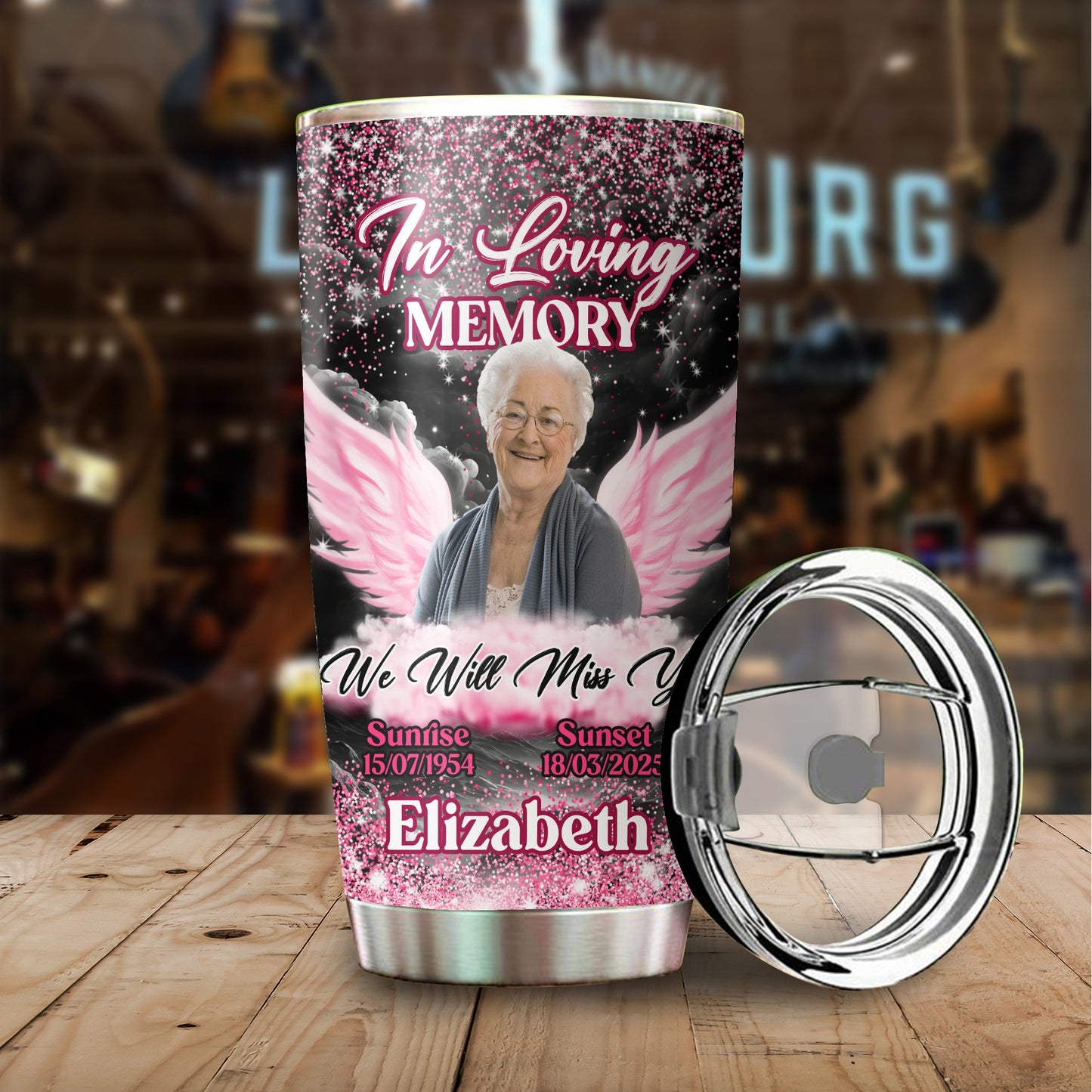 Custom Photo In Loving Memory We Will Miss You - Personalized Memorial Gift For Loss Of Loved Tumbler