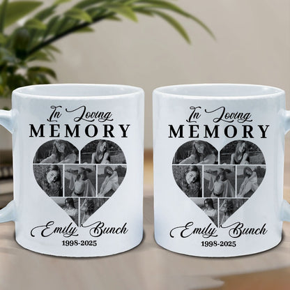 Custom Photo Memorial In Loving Memory - Personalized Memorial Gift for Loss of Loved One Mug