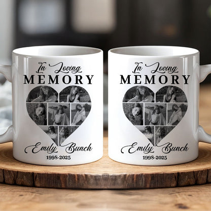 Custom Photo Memorial In Loving Memory - Personalized Memorial Gift for Loss of Loved One Mug