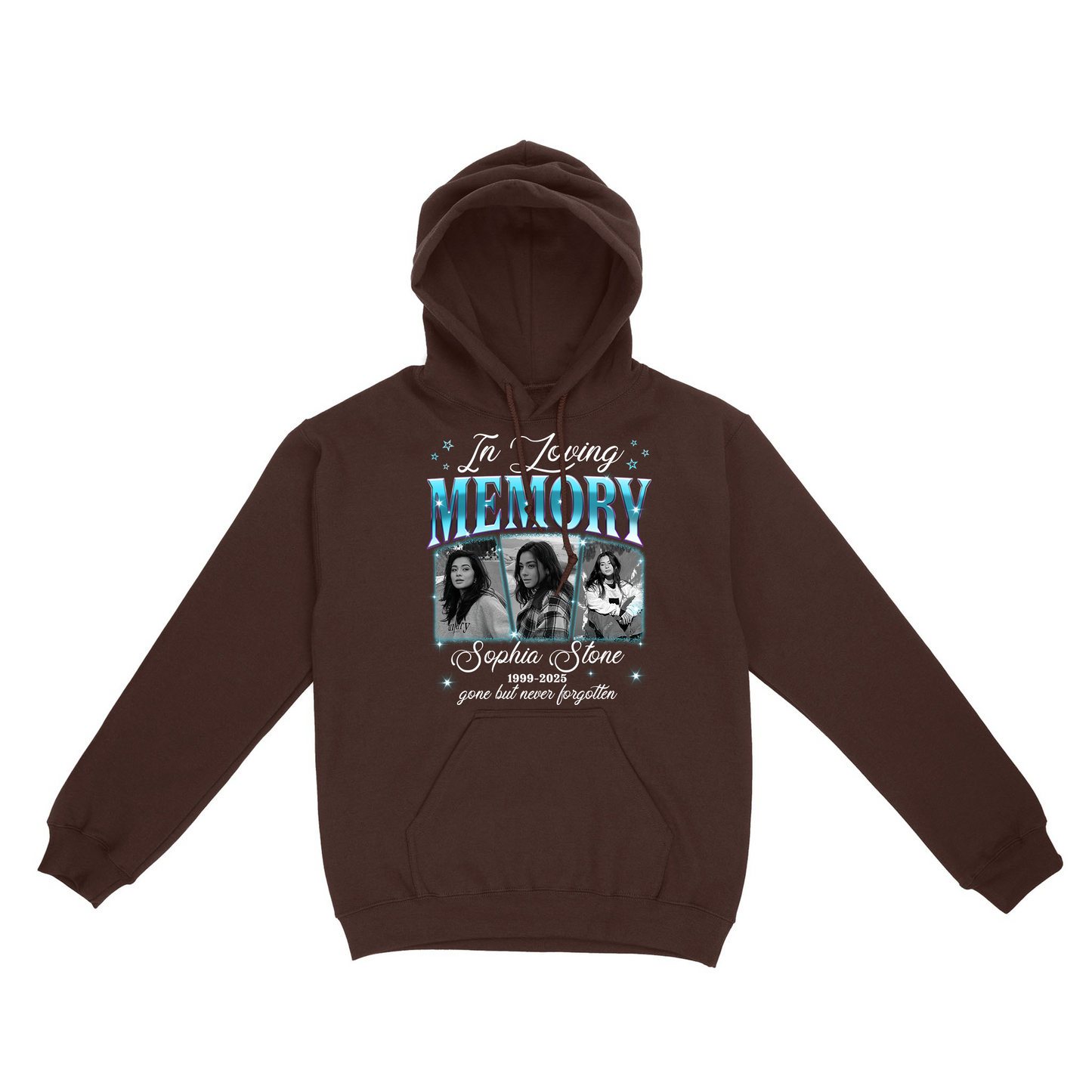 Personalized Photo Memorial In Loving Memory Sympathy Gift Loss Of Loved One Hoodie
