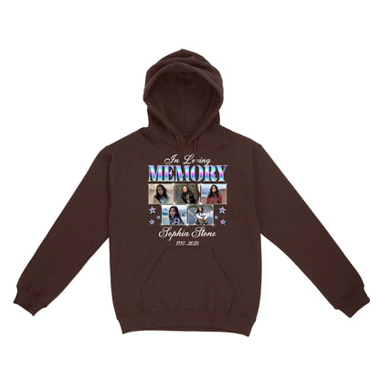Personalized Photo Memorial In Loving Memory Sympathy Gift Hoodie