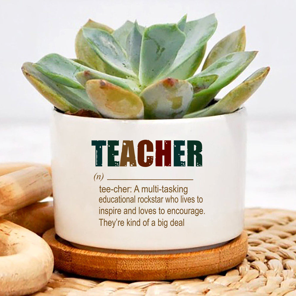 Definition Of Teacher-A Multitasking Educational Rockstar Plant Pot