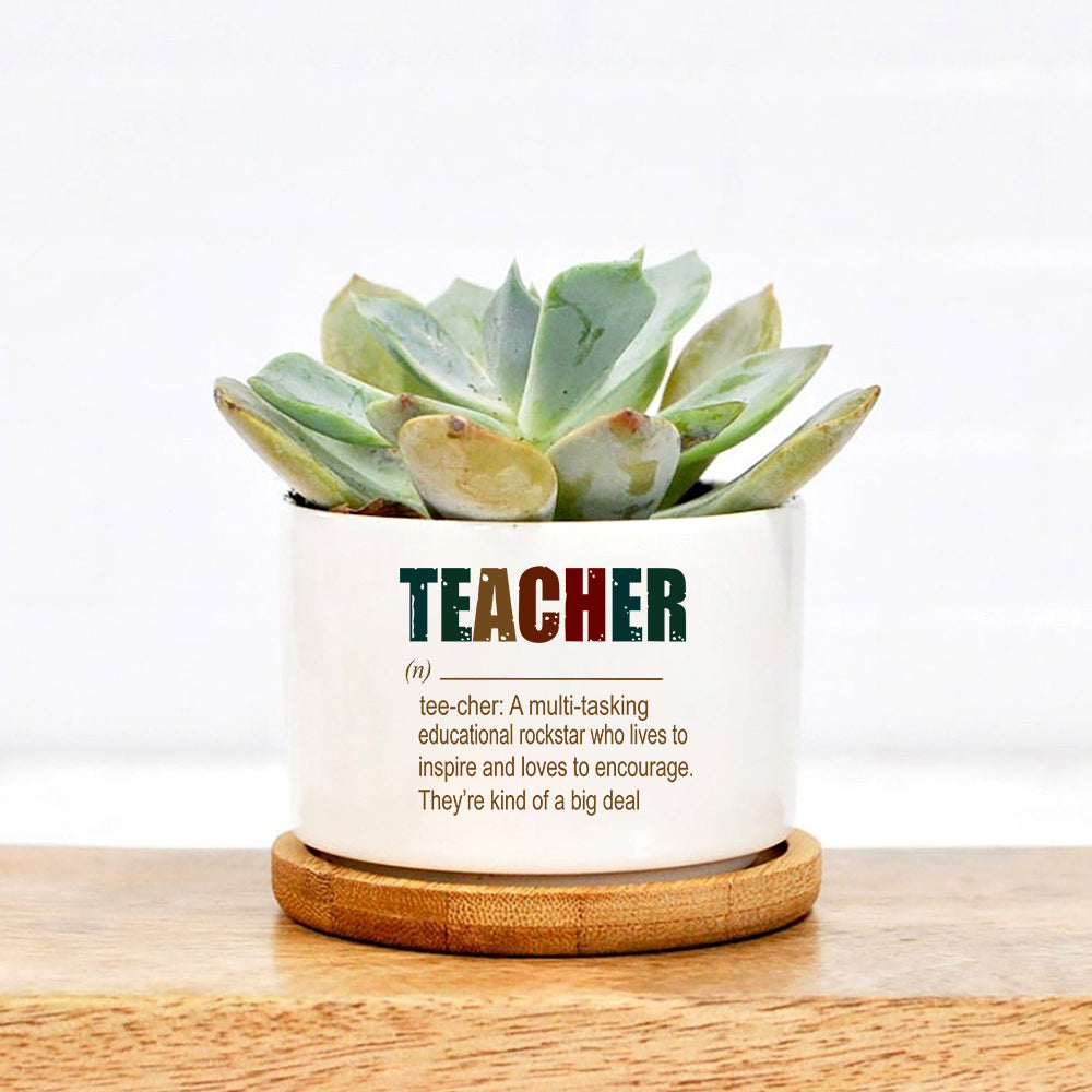 Definition Of Teacher-A Multitasking Educational Rockstar Plant Pot