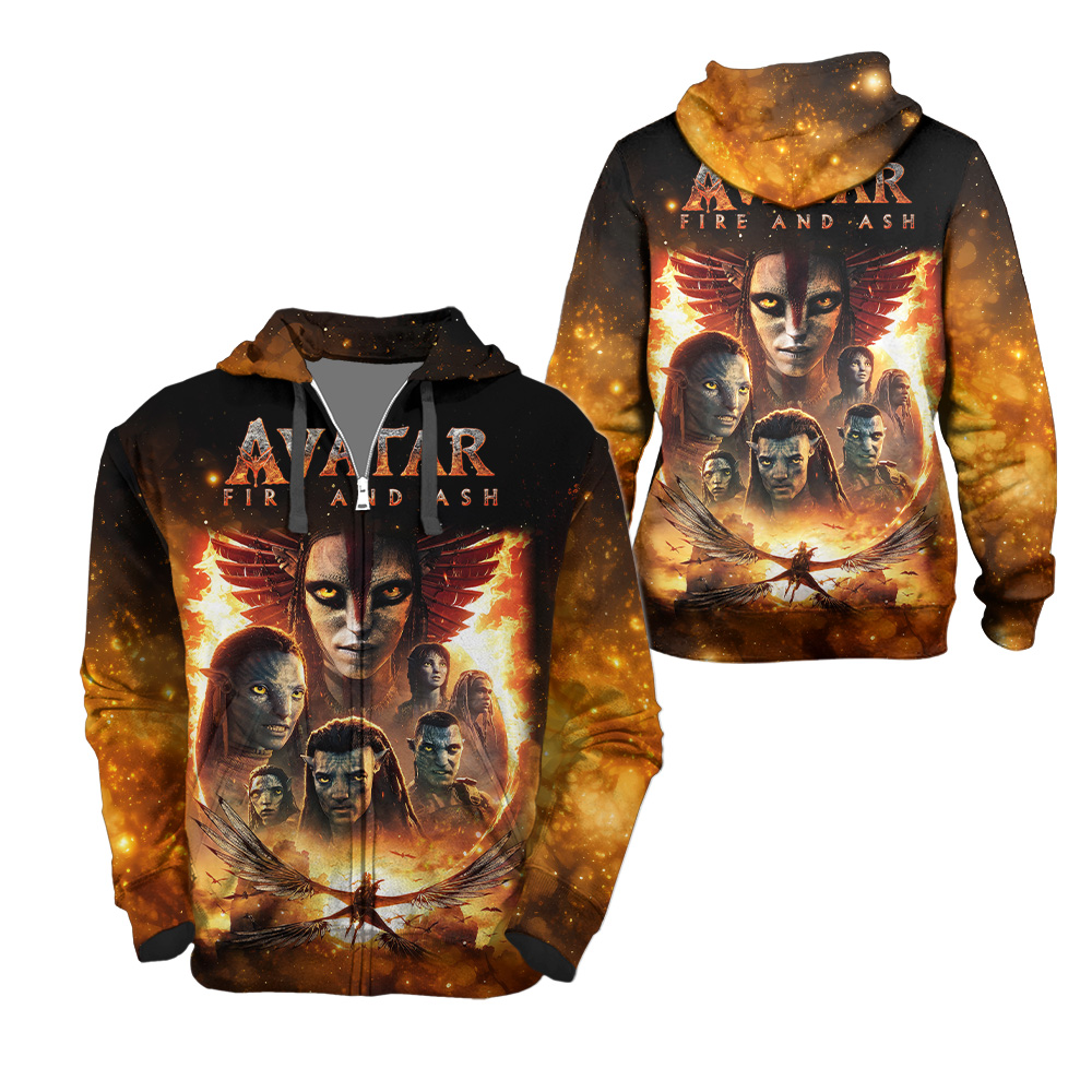 Avatar Fire and Ash 3D All Over Print T-Shirt And Hoodie