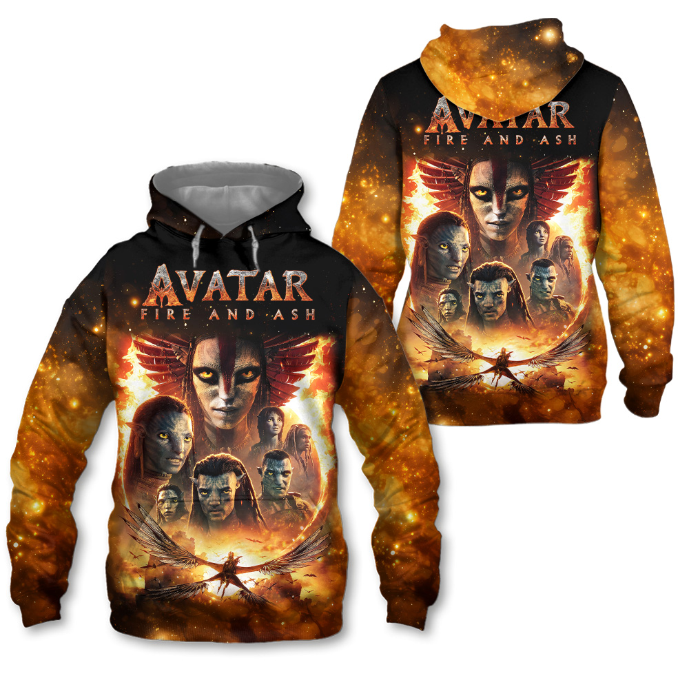 Avatar Fire and Ash 3D All Over Print T-Shirt And Hoodie