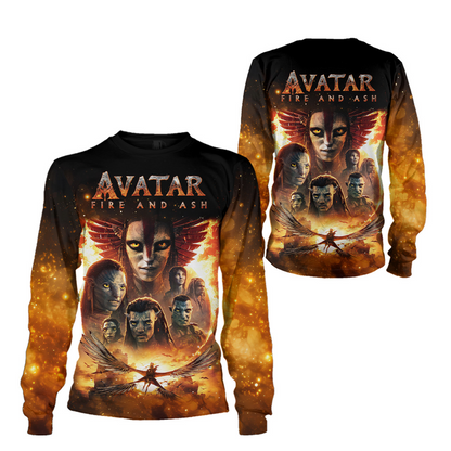 Avatar Fire and Ash 3D All Over Print T-Shirt And Hoodie
