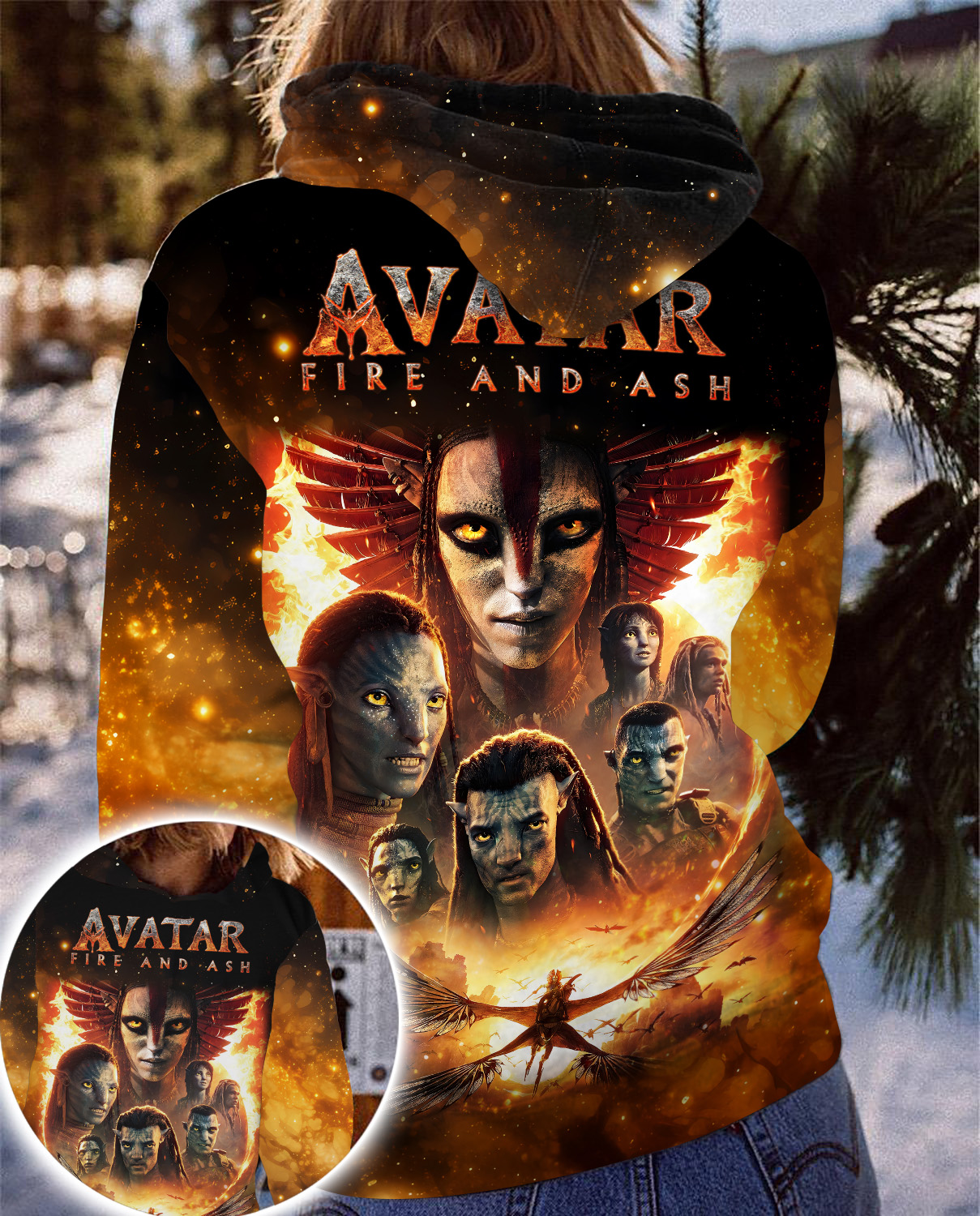 Avatar Fire and Ash 3D All Over Print T-Shirt And Hoodie