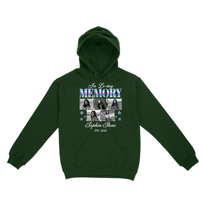 Personalized Photo Memorial In Loving Memory Sympathy Gift Hoodie