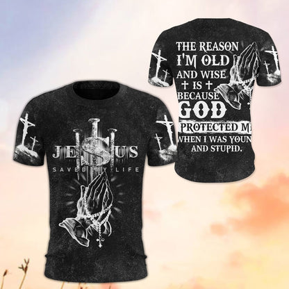 God Protected Me When I Was Young - Inspirational Christian 3D All Over Print T-Shirt And Hoodie