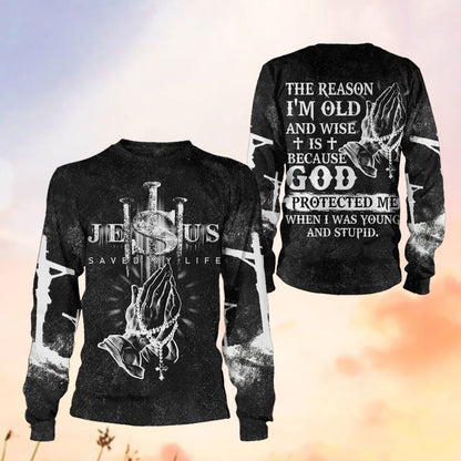 God Protected Me When I Was Young - Inspirational Christian 3D All Over Print T-Shirt And Hoodie