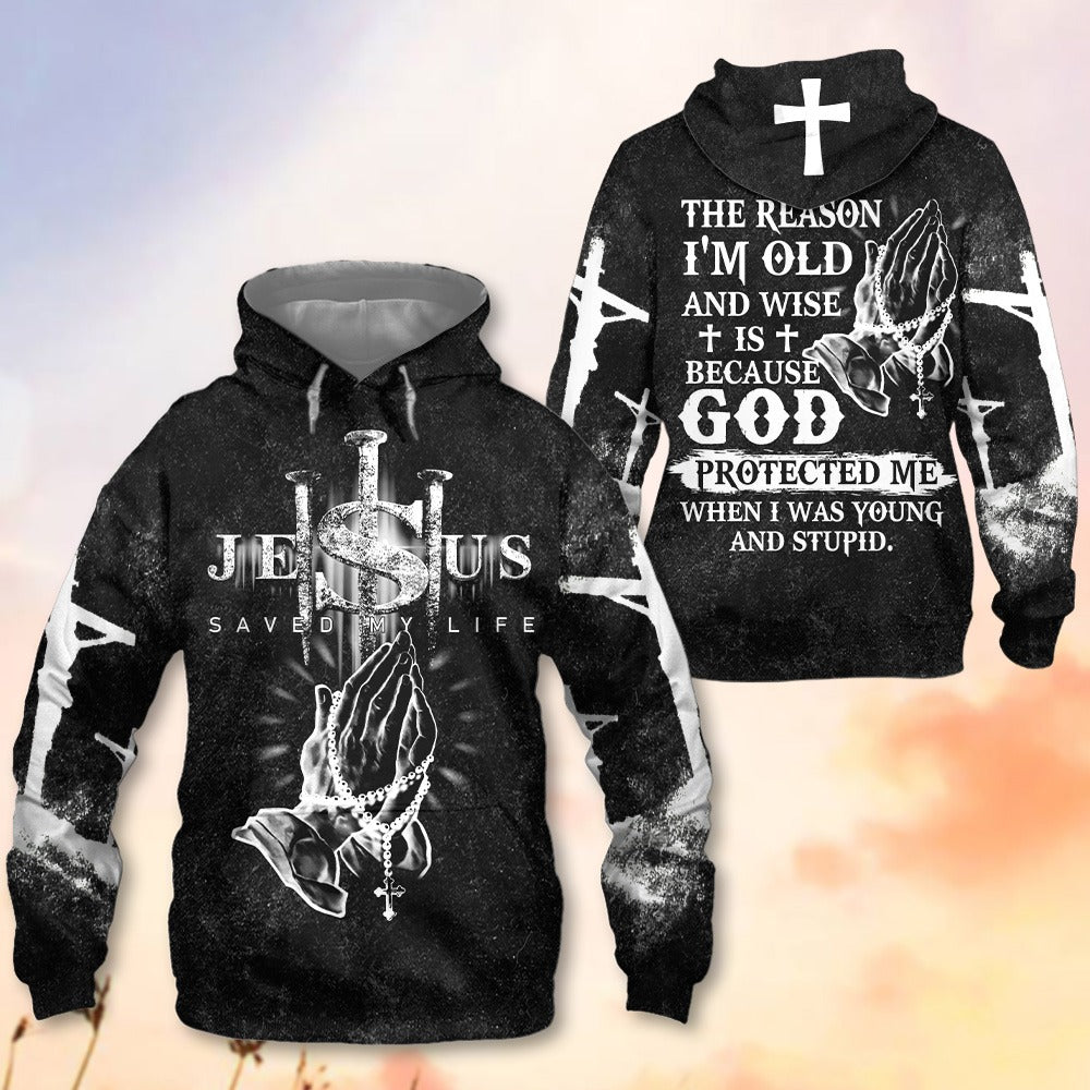 God Protected Me When I Was Young - Inspirational Christian 3D All Over Print T-Shirt And Hoodie