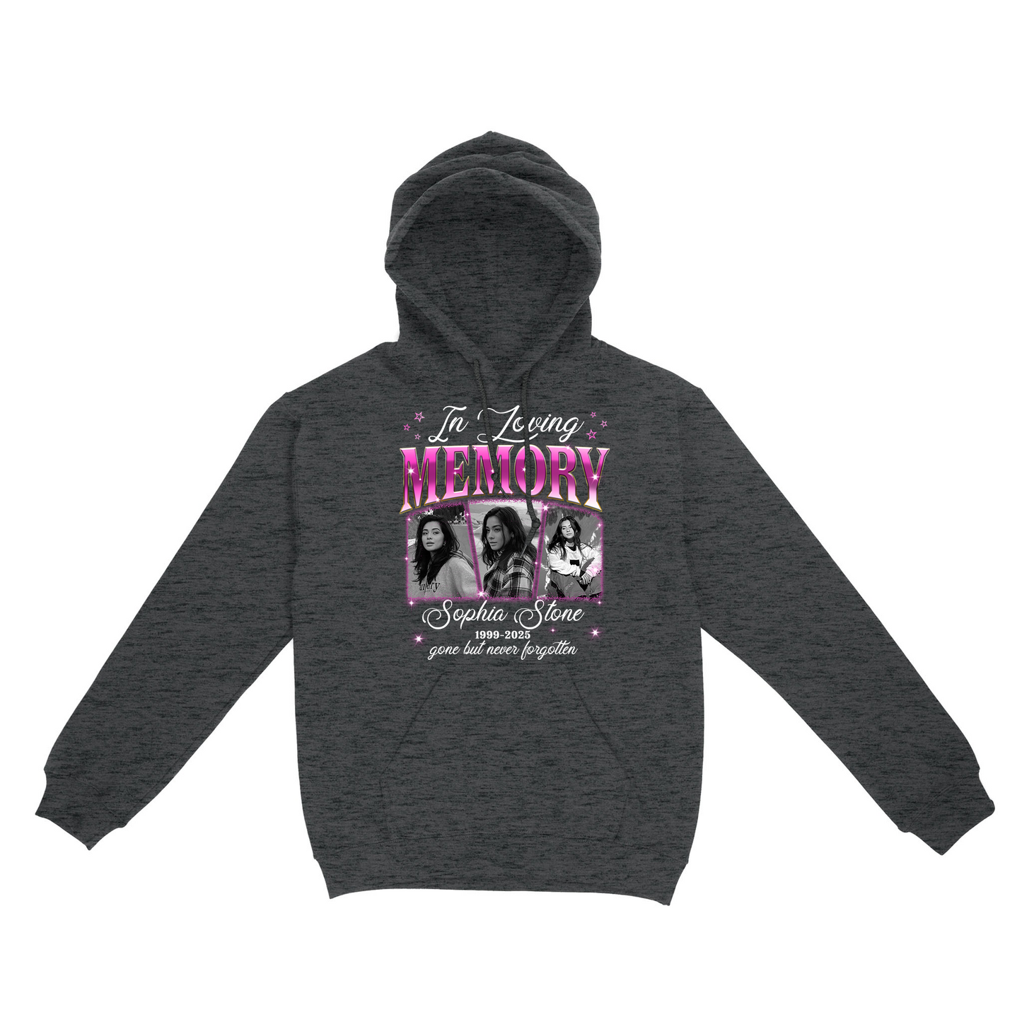 Personalized Photo Memorial In Loving Memory Sympathy Gift Loss Of Loved One Hoodie