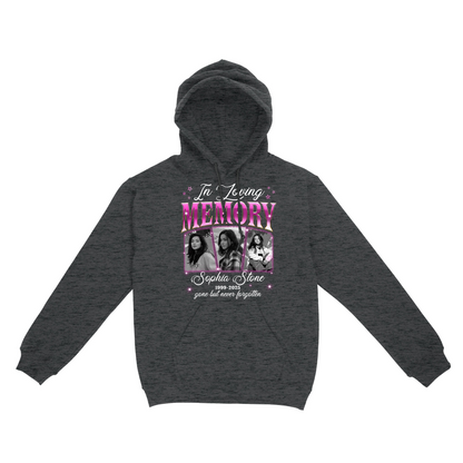 Personalized Photo Memorial In Loving Memory Sympathy Gift Loss Of Loved One Hoodie