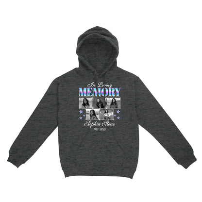 Personalized Photo Memorial In Loving Memory Sympathy Gift Hoodie