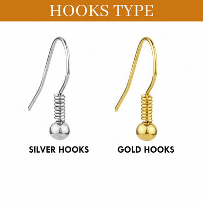 America 250th Anniversary Patriotic We The People 2-Layer Wooden Earrings