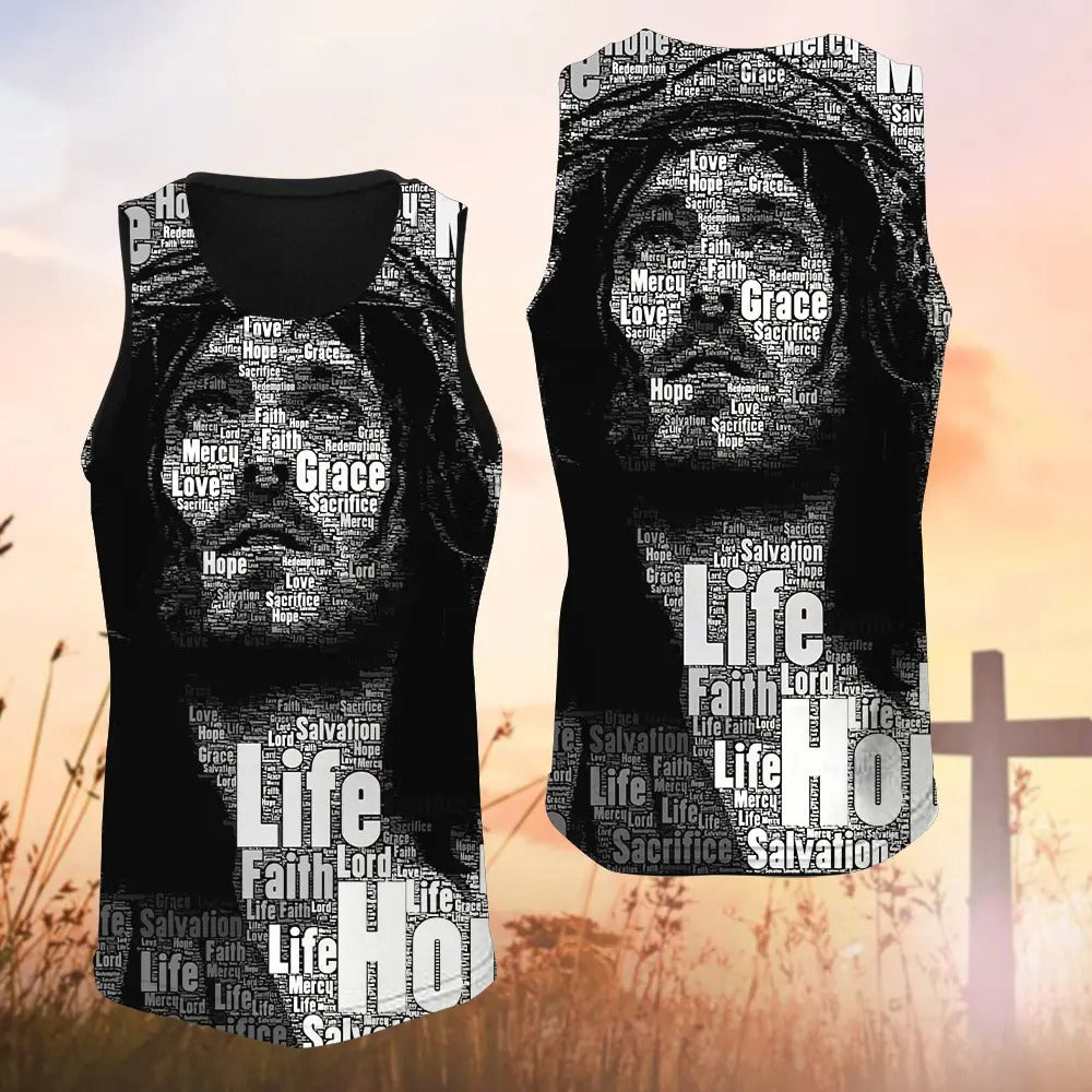 Inspirational 3D Jesus Apparel - Jesus Christ Name, Jesus Christ Crown Of Thorns 3D All Over Print T-Shirt And Hoodie