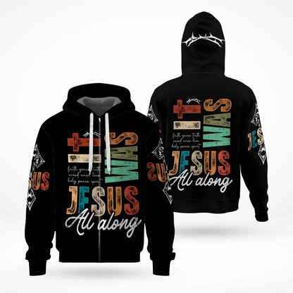 It Was Jesus All Along - Inspirational Christian 3D All Over Print T-Shirt And Hoodie