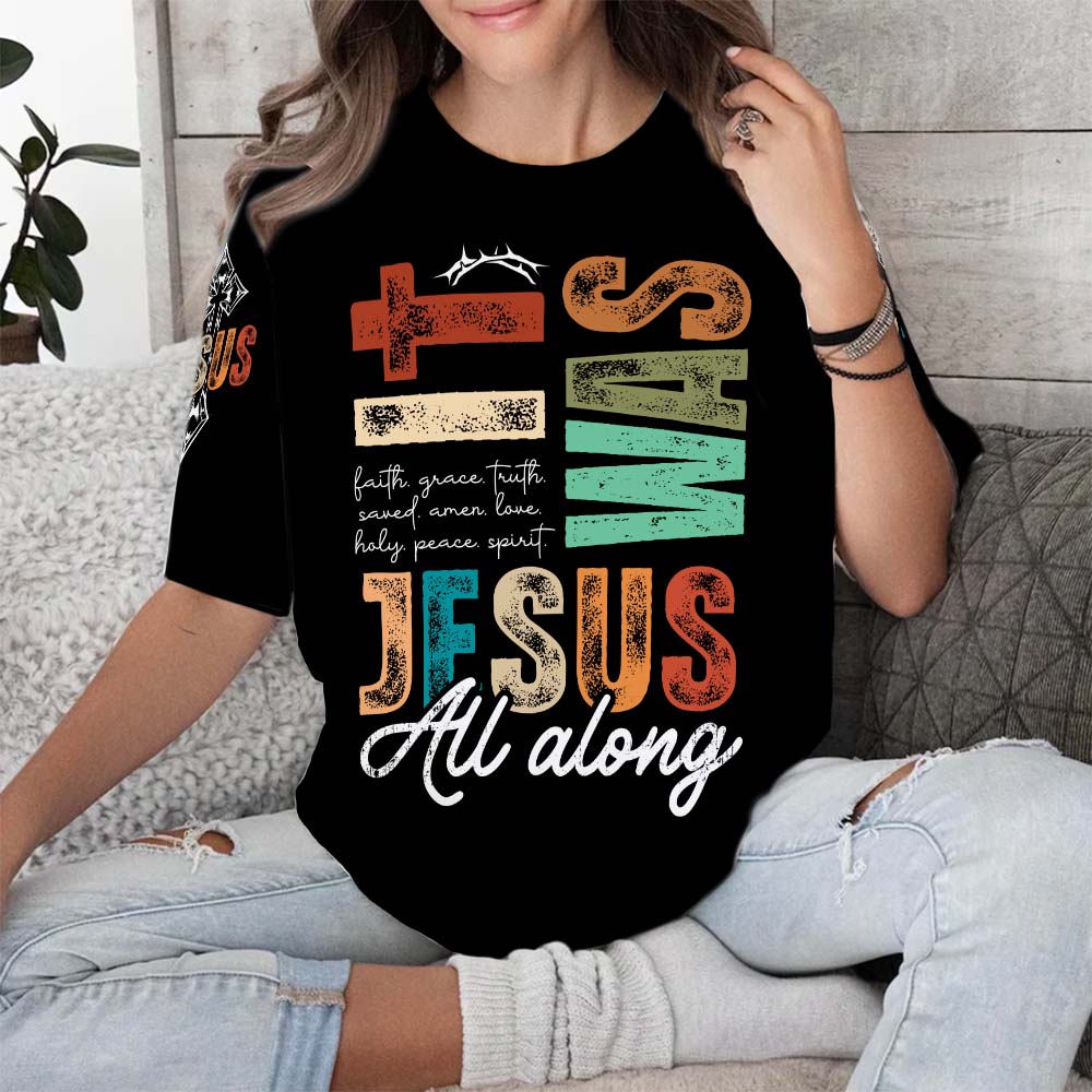 It Was Jesus All Along - Inspirational Christian 3D All Over Print T-Shirt And Hoodie