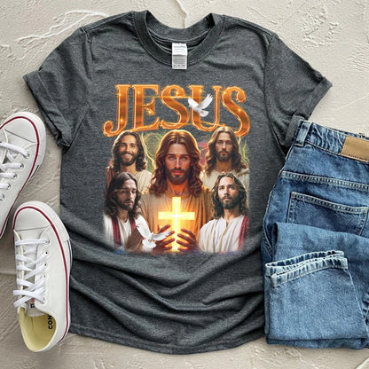 Jesus Bootleg Vintage T-Shirt, Gift Christian Faith Christ, Funny Retro Christian Religion T-Shirt