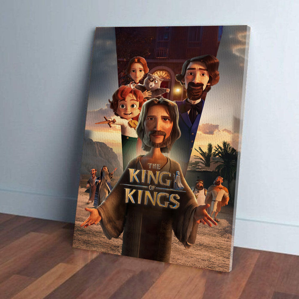 Jesus Christ The King of Kings Poster Canvas