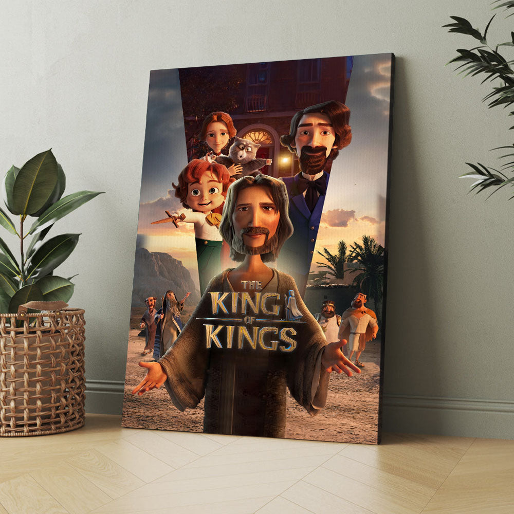 Jesus Christ The King of Kings Poster Canvas