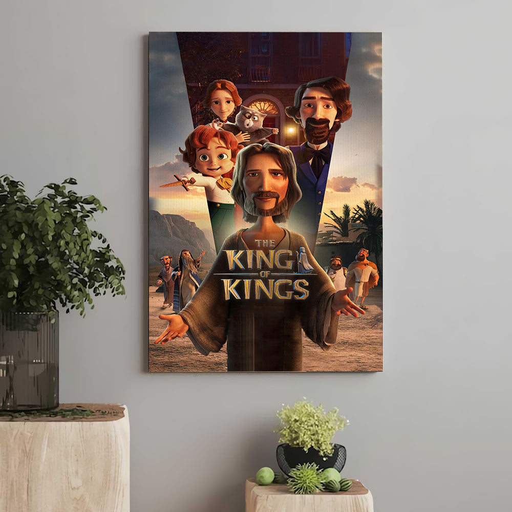 Jesus Christ The King of Kings Poster Canvas