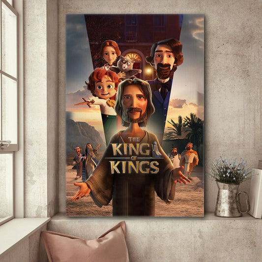 Jesus Christ The King of Kings Poster Canvas