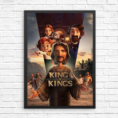 Jesus Christ The King of Kings Poster Canvas