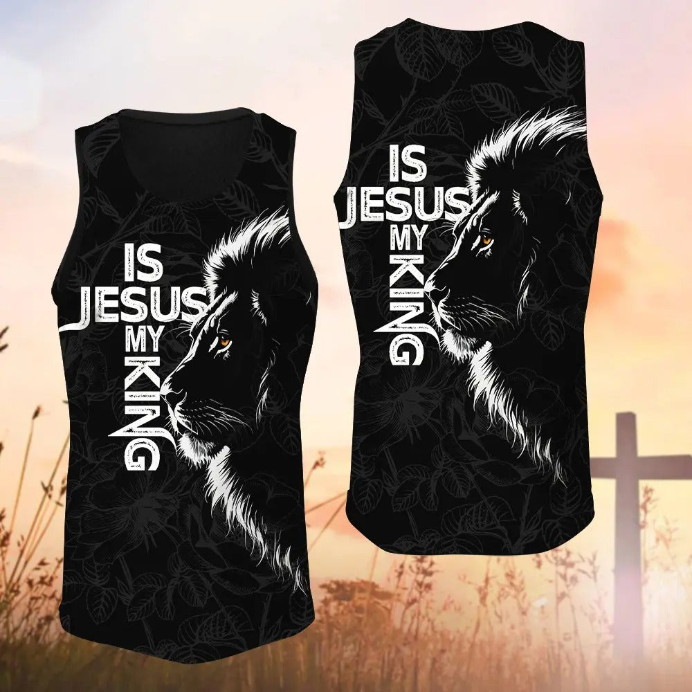 Jesus Is My King, 3D Christian Apparel - Inspirational Christian 3D All Over Print T-Shirt And Hoodie