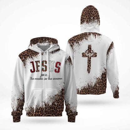 Jesus Is The Reason For The Season Luke 2:11 3D All Over Print T-Shirt And Hoodie