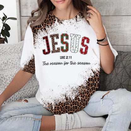 Jesus Is The Reason For The Season Luke 2:11 3D All Over Print T-Shirt And Hoodie