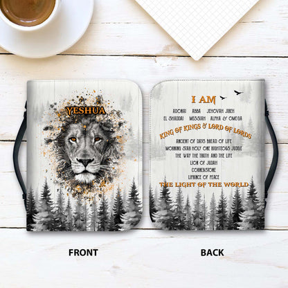 Jesus Lion of Judah King of Kings and Lord of Lords Leather Bible Cover