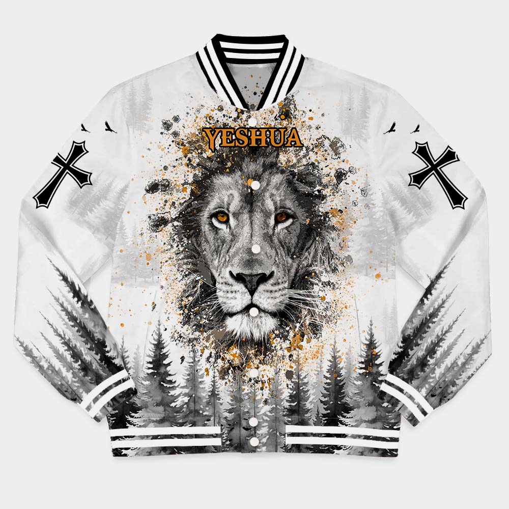 Jesus Lion of Judah King of Kings and Lord of Lords Varsity Jacket