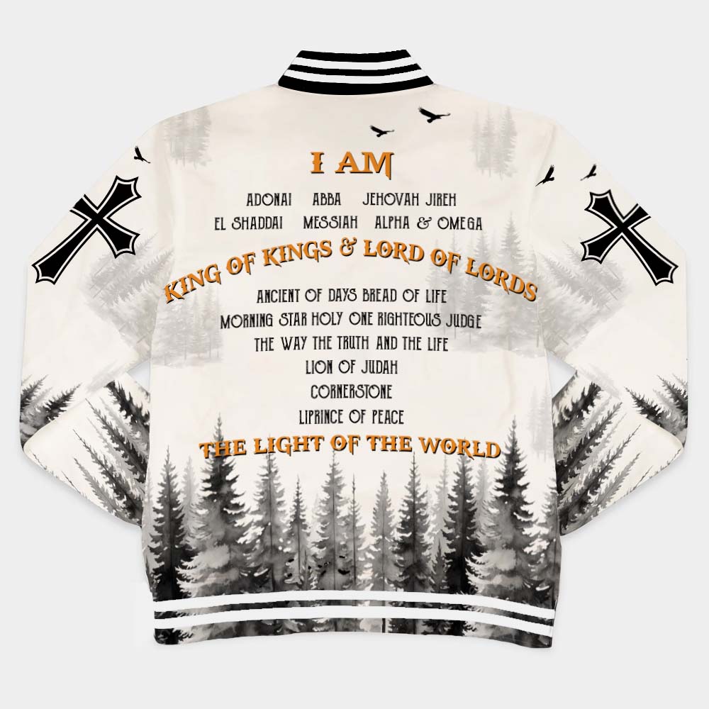 Jesus Lion of Judah King of Kings and Lord of Lords Varsity Jacket