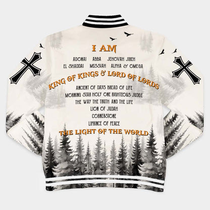 Jesus Lion of Judah King of Kings and Lord of Lords Varsity Jacket