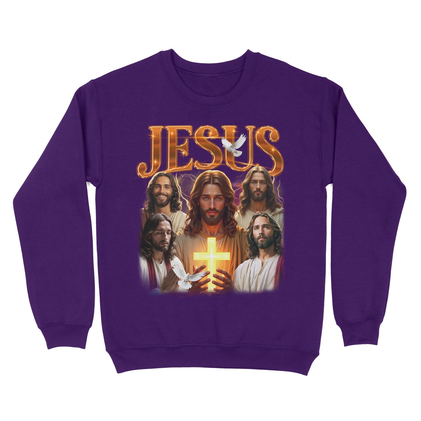 Jesus Bootleg Vintage Sweatshirt, Gift Christian Faith Christ, Funny Retro Christian Religion Sweatshirt