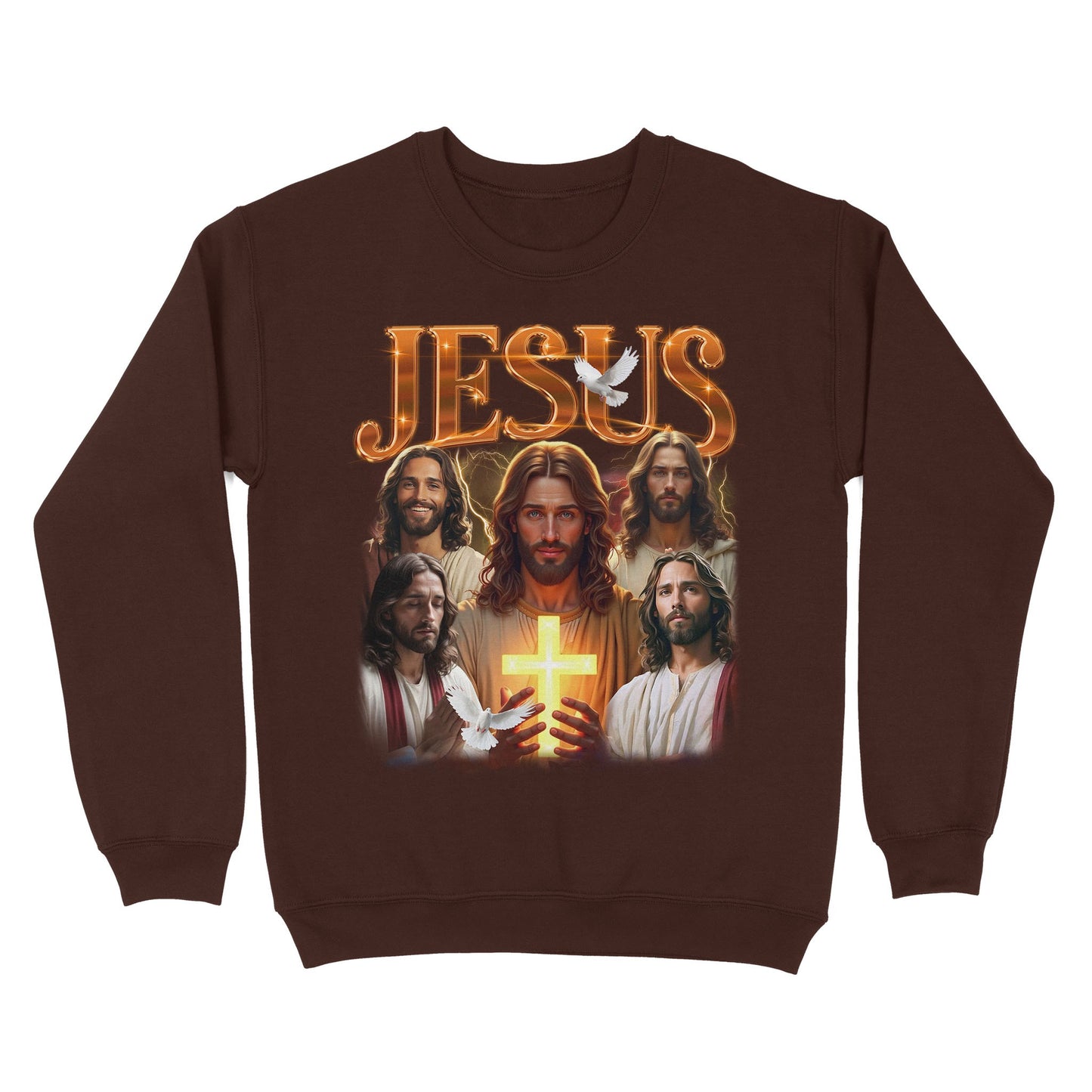 Jesus Bootleg Vintage Sweatshirt, Gift Christian Faith Christ, Funny Retro Christian Religion Sweatshirt