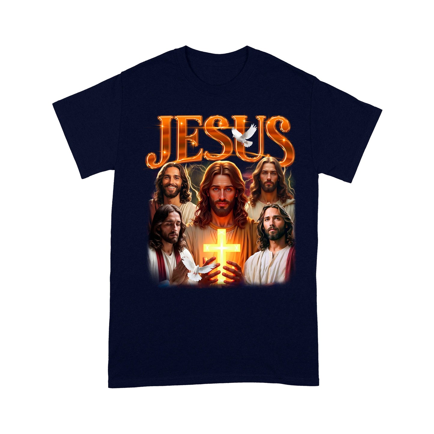 Jesus Bootleg Vintage T-Shirt, Gift Christian Faith Christ, Funny Retro Christian Religion T-Shirt