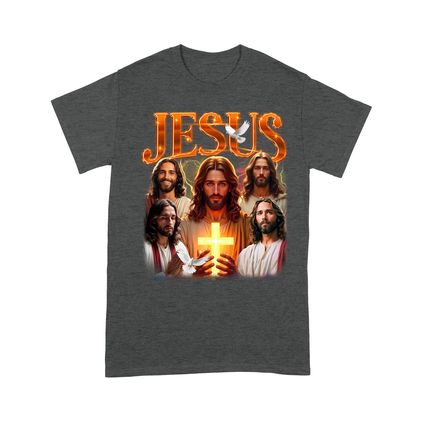 Jesus Bootleg Vintage T-Shirt, Gift Christian Faith Christ, Funny Retro Christian Religion T-Shirt