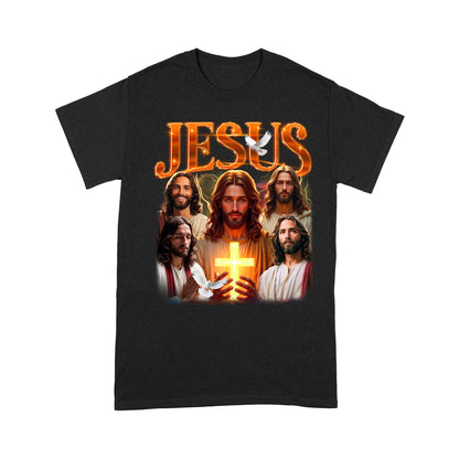 Jesus Bootleg Vintage T-Shirt, Gift Christian Faith Christ, Funny Retro Christian Religion T-Shirt