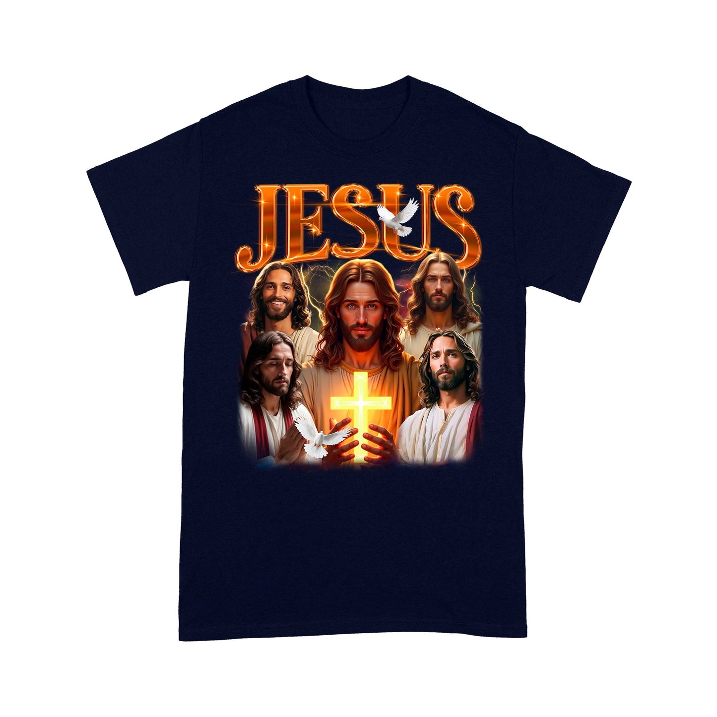 Jesus Bootleg Vintage T-Shirt, Gift Christian Faith Christ, Funny Retro Christian Religion T-Shirt