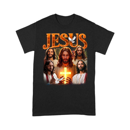 Jesus Bootleg Vintage T-Shirt, Gift Christian Faith Christ, Funny Retro Christian Religion T-Shirt